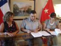 Firma Convenio Interinstitucional de intercambio de salas cunas y jardines infantiles