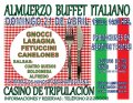 Almuerzo buffet italiano en el Casino de Tripulación de Punta Arenas