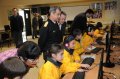 Ceremonia de entrega material de computacional al Colegio Capellán Pascal