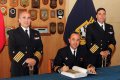 Ceremonia de cambio de mando del Departamento de Bienestar Social Valparaíso