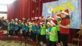 Niños del Jardín Infantil Mar y Cielo participaron del encuentro de villancicos para preescolares.