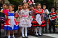 Niños de Jardín Pequeños Héroes realizan esquinazo en la Base Naval de Iquique