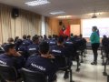 Conferencias sobre salud mental en emergencia a grumetes de la Academia Politécnica Naval.