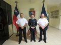 Condestable de la Armada visita la Dirección de Bienestar Social